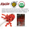 EU Certificate Ningxia organic dried Goji Berry